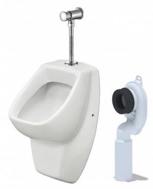 Писсуар Santek Гала 1WH501805 с нажимным краном, креплением и вертикальным сифоном