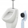 Писсуар Santek Гала 1WH501805 с нажимным краном, креплением и вертикальным сифоном