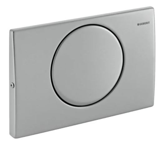 Клавиша смыва Geberit Delta 10 115.108.00.1 нержавеющая сталь