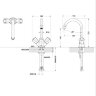 Смеситель Bravat Duo F1133186CP-RUS для раковины