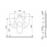 Унитаз подвесной Damixa Scandinavian Pure DX36C1701SC безободковый с микролифтом