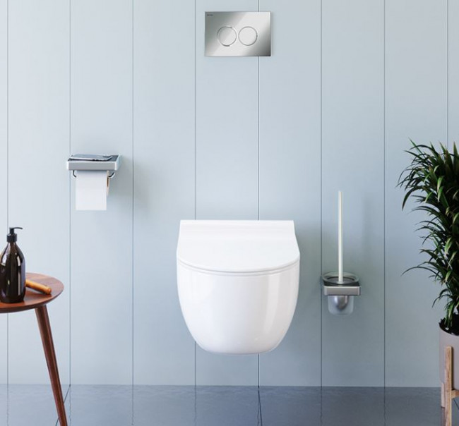 Унитаз подвесной Damixa Scandinavian Pure DX36C1701SC безободковый с микролифтом