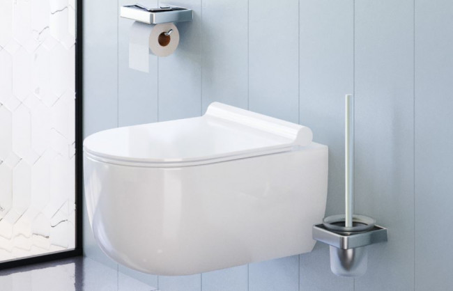 Унитаз подвесной Damixa Scandinavian Pure DX36C1701SC безободковый с микролифтом