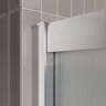 Шторка для ванны BelBagno LUCE-VF-11-90/145-P-Cr рифленое punto