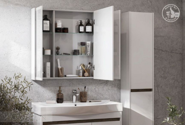 Зеркальный шкаф Акватон Нортон 100 1A249302NT010