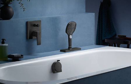 Смеситель Hansgrohe Metropol 32545340 для ванны черный хром