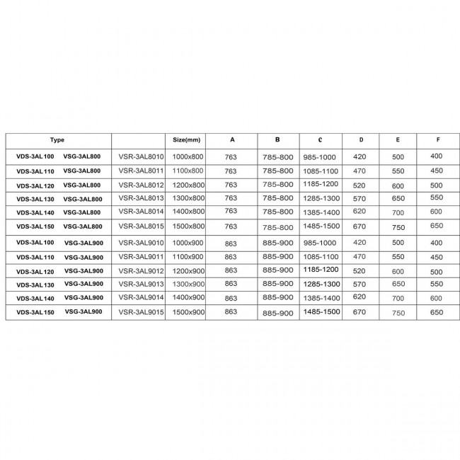 Душевой уголок Vincea Alpha 140*90 VSR-3AL9014MT текстурное
