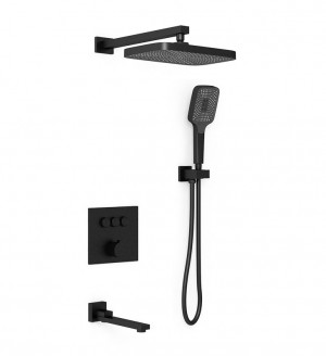 Душевая система Vincea VSFW-4311MB встраиваемая черный матовый