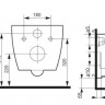Унитаз подвесной Am.Pm Spirit V2.0 FlashClean C701701SC безободковый с микролифтом