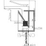 Смеситель NT Bagno NT1801В для раковины