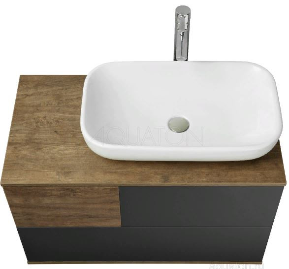 Тумба под раковину Акватон Терра 85 1A247201TEKA0 дуб кантри