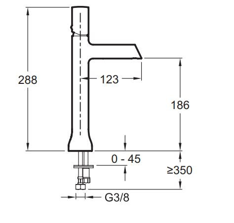 Смеситель Jacob Delafon Toobi E8960-CP для раковины