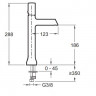 Смеситель Jacob Delafon Toobi E8960-CP для раковины