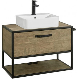 Тумба под раковину Акватон Лофт Фабрик 80 1A242401LTDY0 дуб кантри