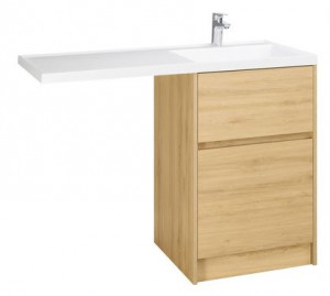 Тумба под раковину Акватон Лондри 60 1A266901LH0C0 дуб сантана без фасада