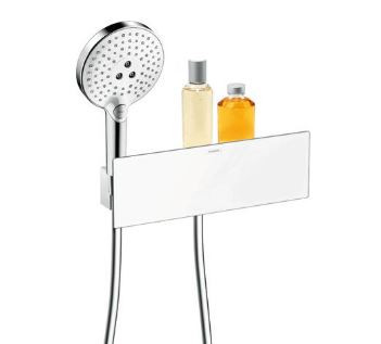 Шланговое подсоединение Hansgrohe Porter 300 26456000 с полкой и держателем