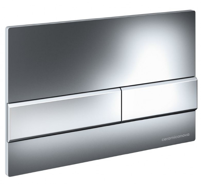 Комплект инсталляции с унитазом Ceramica Nova Metropol Rimless CN4002MB_1002CH_1000 кнопка хром глянец